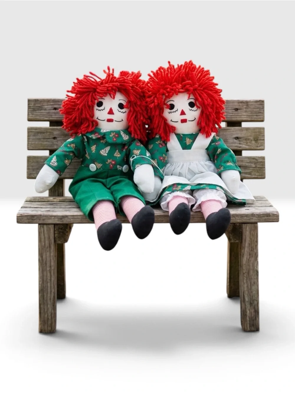 Vintage - Excellent Condition - Hasbro   Raggedy Ann & Andy Dolls